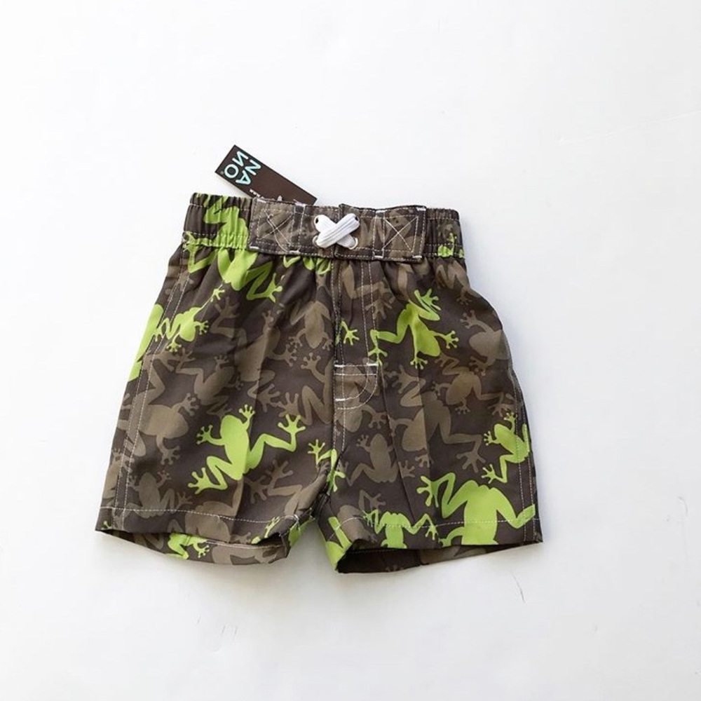 Nano NWT frog print swim shorts 12 months